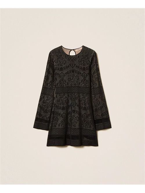 Abito corto in maglia traforata TWINSET | TP3380/00006